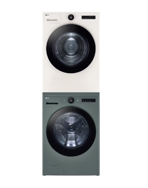 LG 트롬 오브제컬렉션 세탁기24kg+건조기20kg+스태킹키트