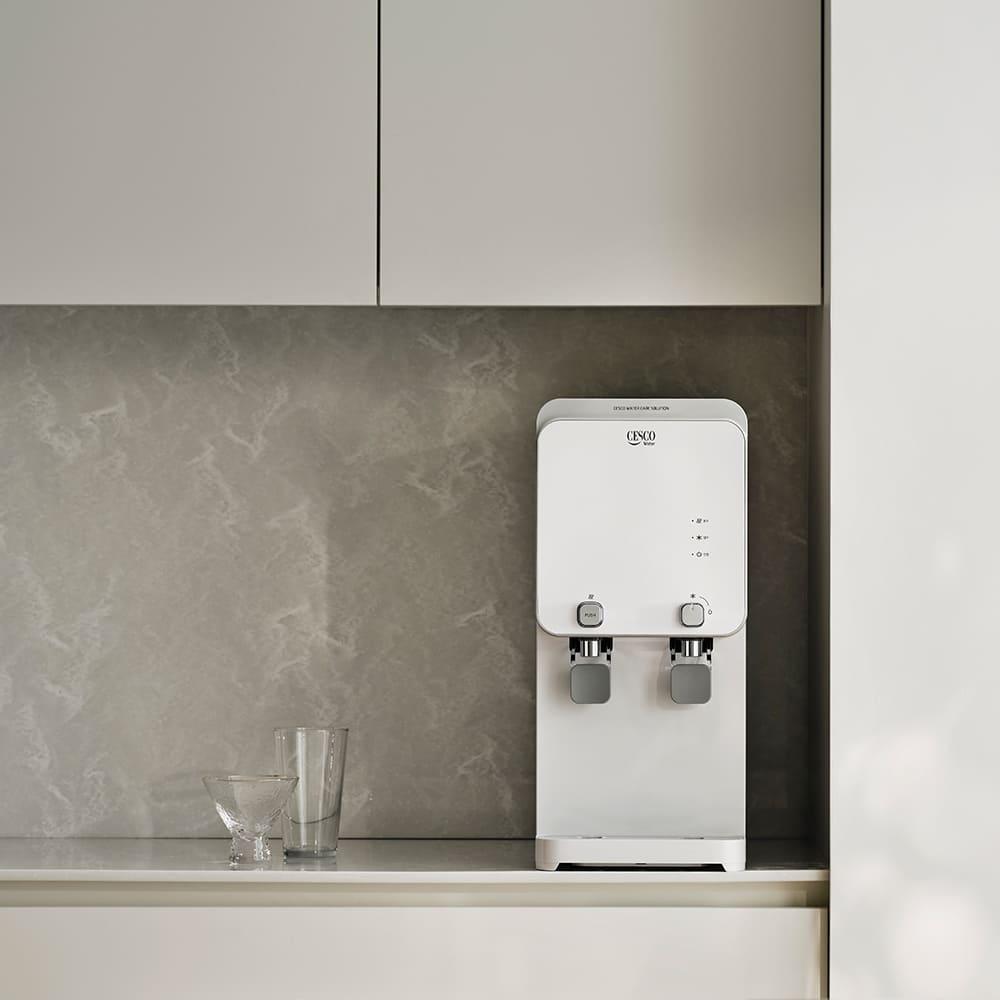 세스코 더슬림 카운터형 정수기 UF 4.1L (냉온정)