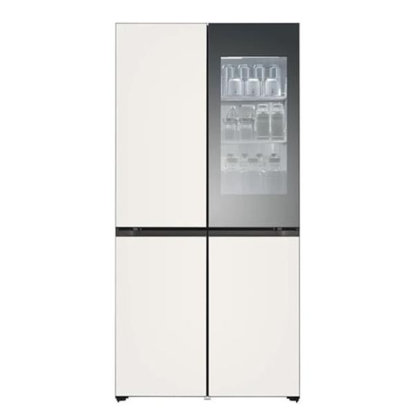 LG 디오스 오브제컬렉션 노크온 매직스페이스 빌트인 냉장고 610L (베이지)