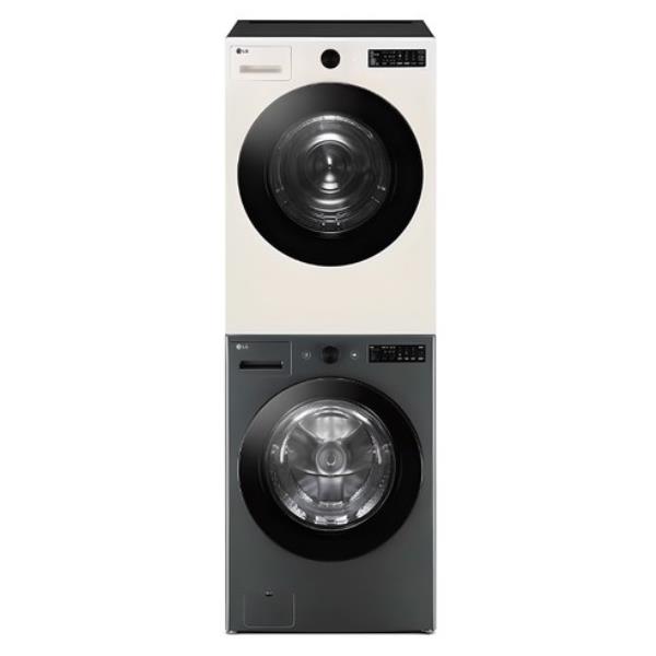 LG 트롬 오브제컬렉션 세탁기 건조기 21KG+19KG (그린/베이지)