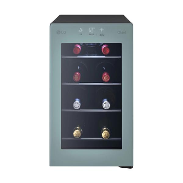 LG 디오스 오브제컬렉션 와인셀러 8병 (클레이 민트)