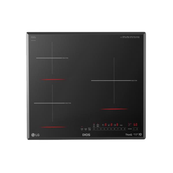 LG 디오스 인덕션 전기레인지 3구 빌트인형 (세라믹글라스/끓음알림O)